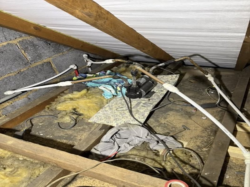 Home inspection horrors shower pump fault